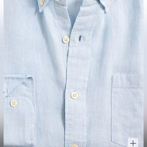 J. Crew Factory Classic linen-blend shirt - Picture 4 of 7